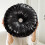 Coussin rond noir pour canapé Gallickan Wheel 6