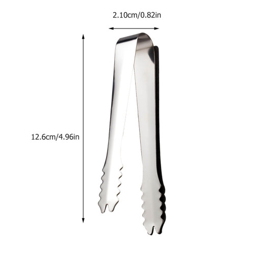 Mini serveringstang i rustfrit stål (3-pak) 1