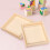 Holztablett 12x12cm Beige 4