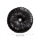 Coussin rond noir pour canapé Gallickan Wheel 3