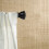 4 pezzi di terminali decorativi neri per aste per tende. 8