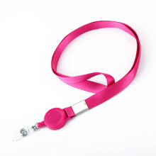 Lanière rétractable, Lanières pour badges d'identification, Porte-cartes, Rose