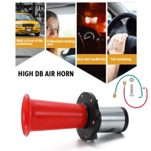 12V Vintage OO GA Oogah Klassisches Horn, Antikes Autohorn im alten Stil mit lautem 110dB Schalldruckpegel, Für Auto, LKW, Boot