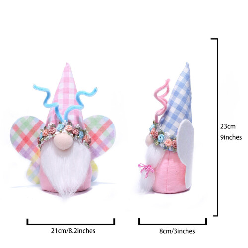 Decoração de Páscoa Borboleta de Páscoa Boneca de Primavera Enfeite de Boneca 2