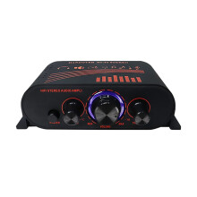 AK170 Compact Size Power Amplifier Portable Sound Amplifier Speaker Amp for Car Home Compact Size Power Amplifier,Multiple inputs