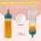 COSDOLL2PCs Μαγικά Μπιμπερόν για Κούκλες Μωρού, Αξεσουάρ Κούκλας για Παιδιά Δώρο 4