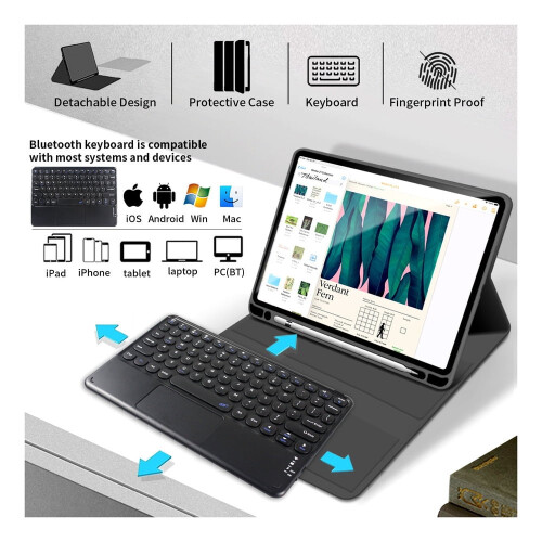 Έξυπνη θήκη πληκτρολογίου με touchpad για iPad Pro11M2 (2022) 2