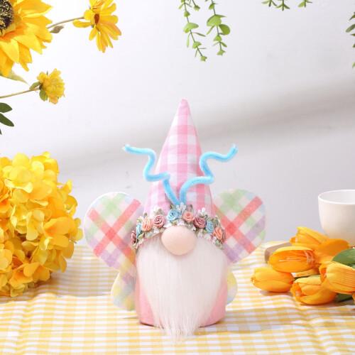 Decoração de Páscoa Borboleta de Páscoa Boneca de Primavera Enfeite de Boneca 1