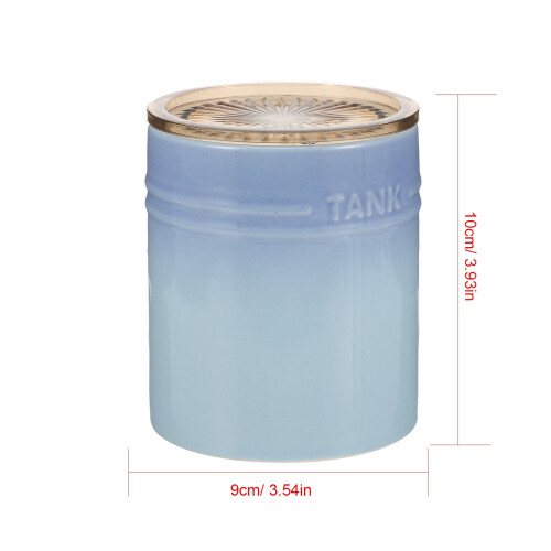 Teebeutelhalter, Kaffeedosen mit Deckel, Zuckerdose, Himmelblau 1