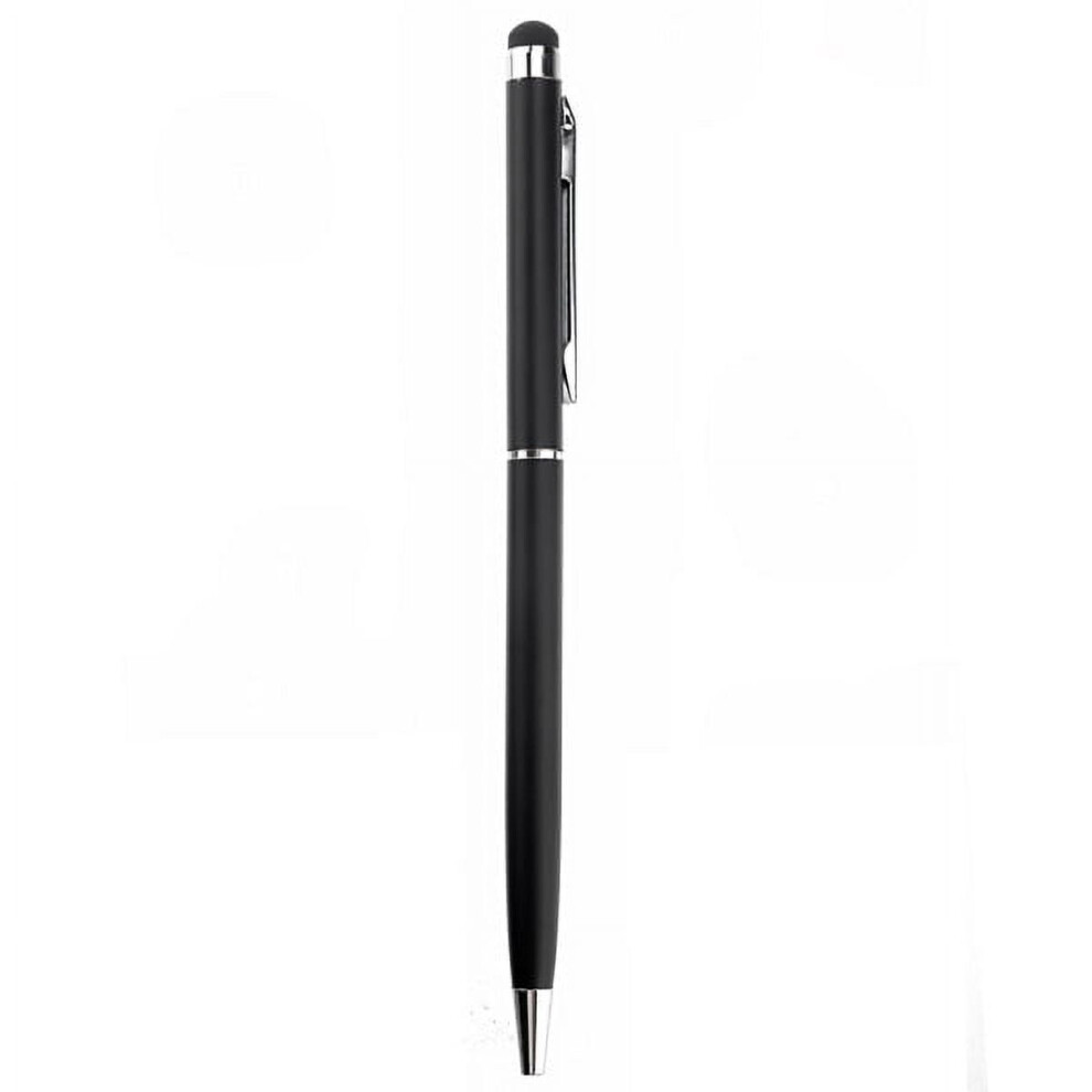 2-In-1 Universal Capacitive Touch Screen Stylus Pen & Ballpoint Pen For / /Smartphone (Black) Black 9555307254119