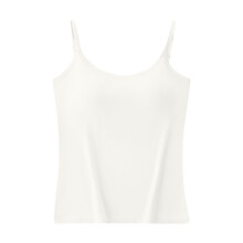 Women's Modal-Cotton Pajama Top with Built-in Bra Pads S-4XL