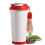 Reisebecher aus Edelstahl 304, 500 ml, Rot 1