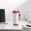 Reisebecher aus Edelstahl 304, 500 ml, Rot 6