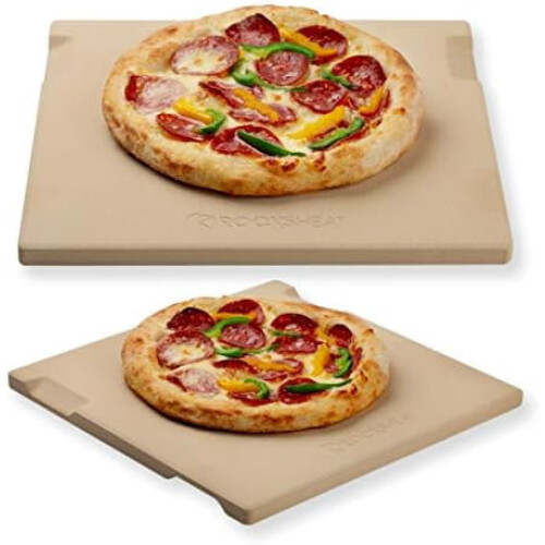 Πέτρα πίτσας, τετράγωνη πέτρα πίτσας 12"x12" για φούρνο, σχάρα, μπάρμπεκιου, πέτρα