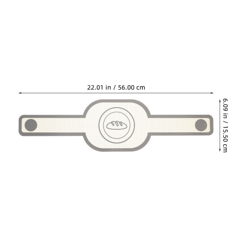 Tapete de silicone para assar com alça 56x15cm 1