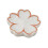 Chopstick Rest Sakura Shape Ceramic Chopstick Holder Versatile Tableware Holder for Home Kitchen Restaurant White 2