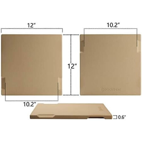 Πέτρα πίτσας, τετράγωνη πέτρα πίτσας 12"x12" για φούρνο, σχάρα, μπάρμπεκιου, πέτρα 1