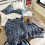 Twin Comforter Set Floral Navy Blue 5-Piece 7