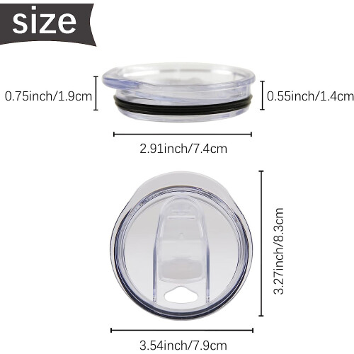 Pedaxi splash-resistant cup lids 5-pack 1