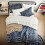 Twin Comforter Set Floral Navy Blue 5-Piece 2