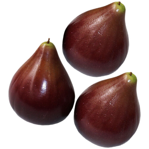 3 künstliche Feigenmodelle, Deko-Obst für den Unterricht