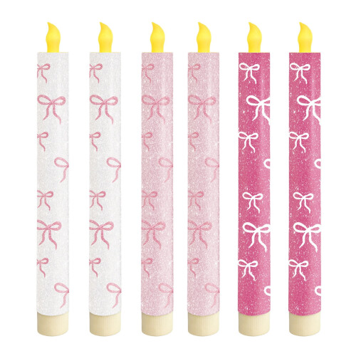 Conjunto de 6 velas LED sem chama com temporizador 1