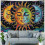 Arazzo con sole e luna, mandala nero, da appendere alla parete. 4