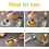 Stainless Steel Egg Separator with Extendable Handle, Fast Egg Separation, Dishwasher Safe Kitchen Tool 5