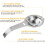 Stainless Steel Egg Separator with Extendable Handle, Fast Egg Separation, Dishwasher Safe Kitchen Tool 4