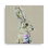 Kat Baxter Floral Rustic Hare Large Canvas 1