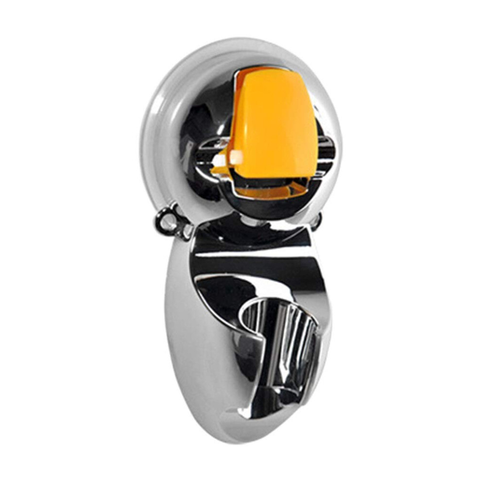 Wall Mounted Adjustable Shower Head Holder With Suction Cup No Drilling Triple Chrome Finish 9169991189260