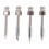 4pcs 510 Interface Soldering Tips and Burnt Threads for USB Rechargeable Temperature Adjustment Soldering Pen 1