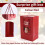Money Surprise Box Merry Christmas Surprise Box Unique Folding Bouncing Envelope Gift Box Cash Explosion Gift Box Red 3