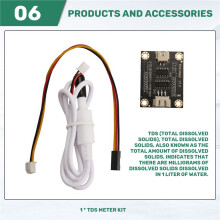 TDS Sensor Meter V1.0 Board Module Water Meter Filter Measuring Water Quality for R3 TDS Meter