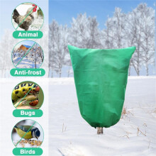 2 Paquetes Cubiertas para Plantas, Protección Contra Congelamiento, Mantas Grandes Contra Heladas para Plantas, Tela Anticongelante con Cordón de