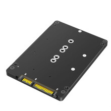Adaptador SSD 2 em 1 Combina M.2 NGFF Key B e MSATA para Conversor de Adaptador 3 de 2,5 Polegadas, Caixa de SSD Externo