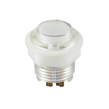 Quality ABS Game Machine Push Button with Light Illuminate 24mm Arcade Game Console Button with 4 Terminal A