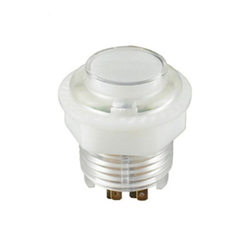 Quality ABS Game Machine Push Button  with Light Illuminate 24mm Arcade Game Console Button with 4 Terminal A
