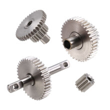 TRX4M Steel Overdrive Underdrive Stock Transmission Gear Pinion Set for 1/18 RC Crawler TRX4M Bronco RC Upgrades 9:7:1