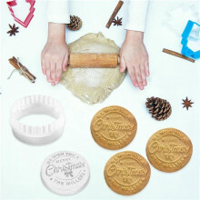 Merry Christmas Cookie Mold Christmas Cookie Cookie Baking Christmas Mold Kitchen Tool Seal