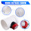 Plastic Motorized Damper PVC Check Valve Air Duct Volume Controller for Ventilation Pipe 220VAC 110mm 3