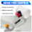 Plastic Motorized Damper PVC Check Valve Air Duct Volume Controller for Ventilation Pipe 220VAC 110mm 6