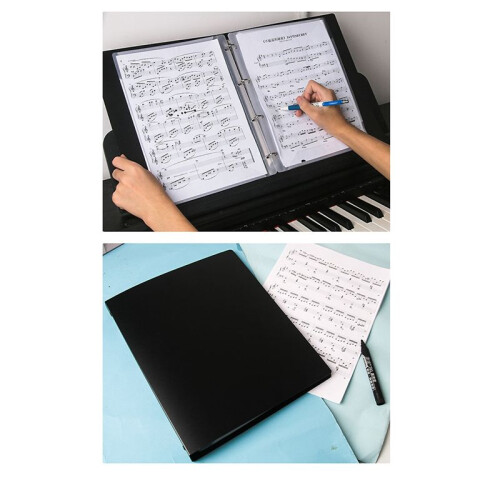 Dossier pour Partitions, Accessoires pour Pupitre, Support pour Partitions, Dossier de Chorale Inscriptible et Détachable 1