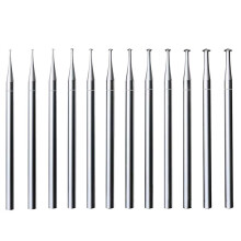 12Pcs 45º Hart Burr - 3/32 Inch Shank Jewelry Engraving Bits 45 Degree Heart Burs for Lapidary 009-023