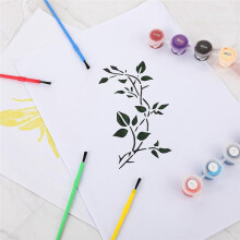 100 Pieces Paint Brush Bulk Plastic Paint Brush Set Oil Painting Watercolor Brush Classroom Supplies for Arts and Crafts