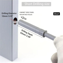 Push to Open Cabinet Hardware 10Pack Push & Lock for Hidden Door Touch Latches and Catch Push Release Drawer Short