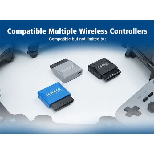 Blueretro Receiver Wireless Game Controller Adapter para PS1/para PS2 Compatível com para PS4 para PS5 para  Wireless Controller C
