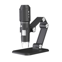 Microscopio Digital Wifi 50X-1600X HD Microscopios Electrónicos con Soporte Ajustable 8LED para Android/IOS para Reparación