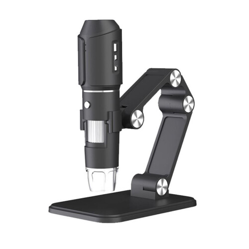 Wifi Digital Microscope 50X-1600X HD Electronic Microscopes with Adjustable Stand 8LED for Android/IOS for Repair