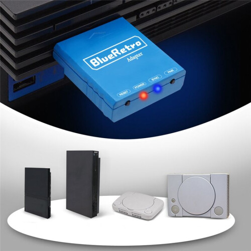 For BlueRetro Wireless Controller Receiver Adapter for PS2 for PS1 for PS4 for PS5   8Bitdo Contorllers A 2